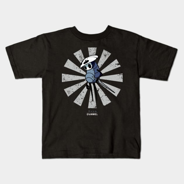 Quirrel Retro Japanese Hollow Knight Kids T-Shirt by Nova5